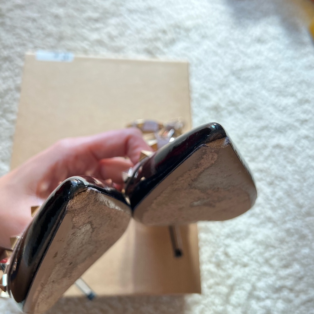 Valentino Rockstuds size 37 100mm slingback - Picture 5 of 5